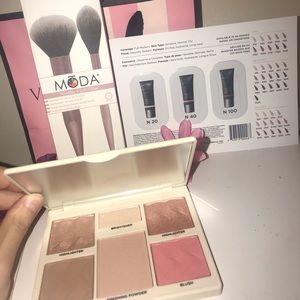 Cover fx face palette and moda brushes